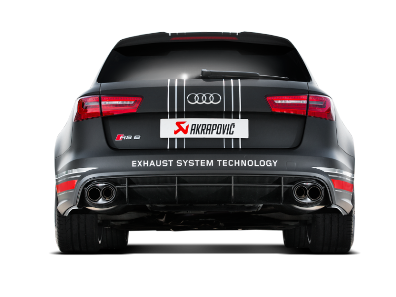 Akrapovic 14-17 Audi RS6 Avant (C7) Evolution Line Cat Back (Titanium) w/ Carbon Tips S-AU/TI/3H