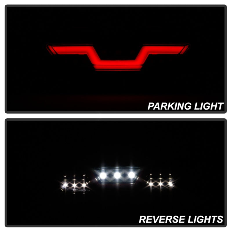 FR SPORT Spyder 15-16 Ford Mustang LED Reverse Lights - Black Smoke w/ Red Bar...