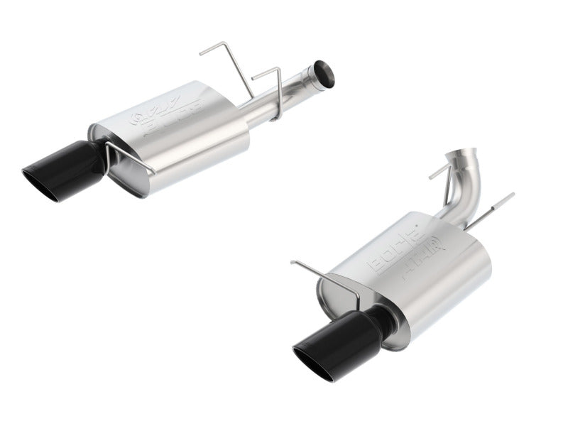 Borla 2011-2012 Ford Mustang GT 5.0L Black Chrome 4.5in Rd Tip ATAK Exhaust (Rear Section Only) 11791BC