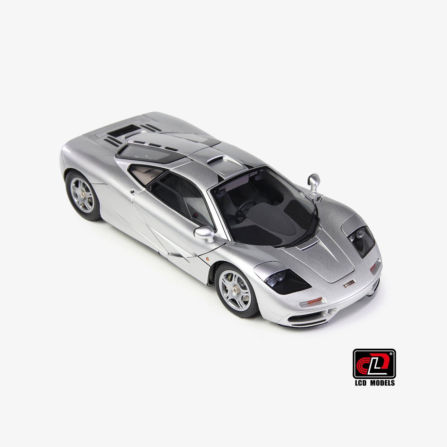 LCD 1993 Mclaren F1 XP5 Silver Metallic 1:18