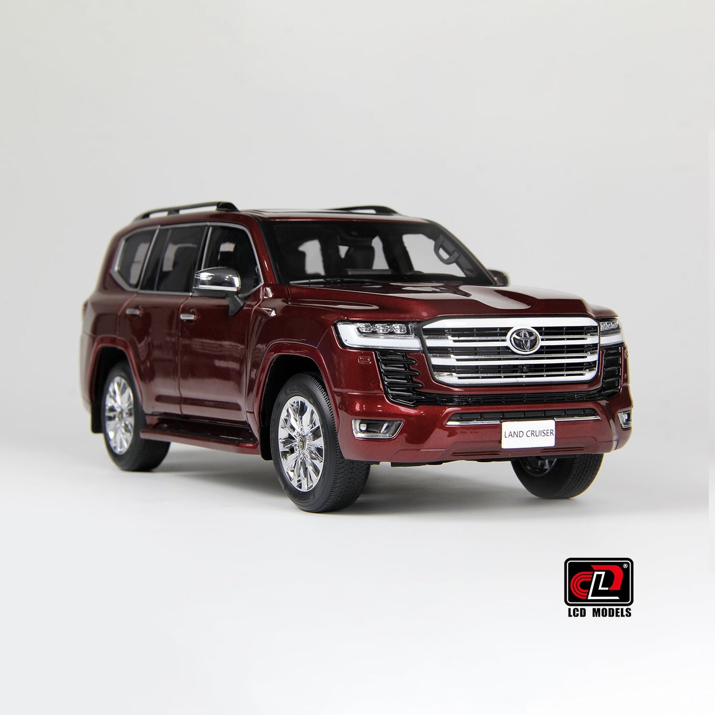 LCD Toyota Land Cruiser 300-ZX Dark Red 1:18