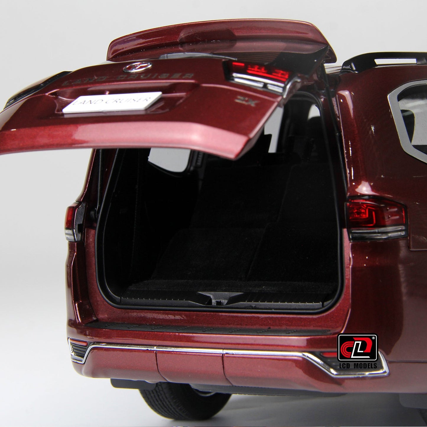 LCD Toyota Land Cruiser 300-ZX Dark Red 1:18