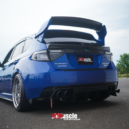 JDMuscle [08-14 WRX/STI] VS Style Spoiler w/ Brake Lights | ABS / Paint Matched / Partial Carbon Fiber *Special Order*No Cancellation*