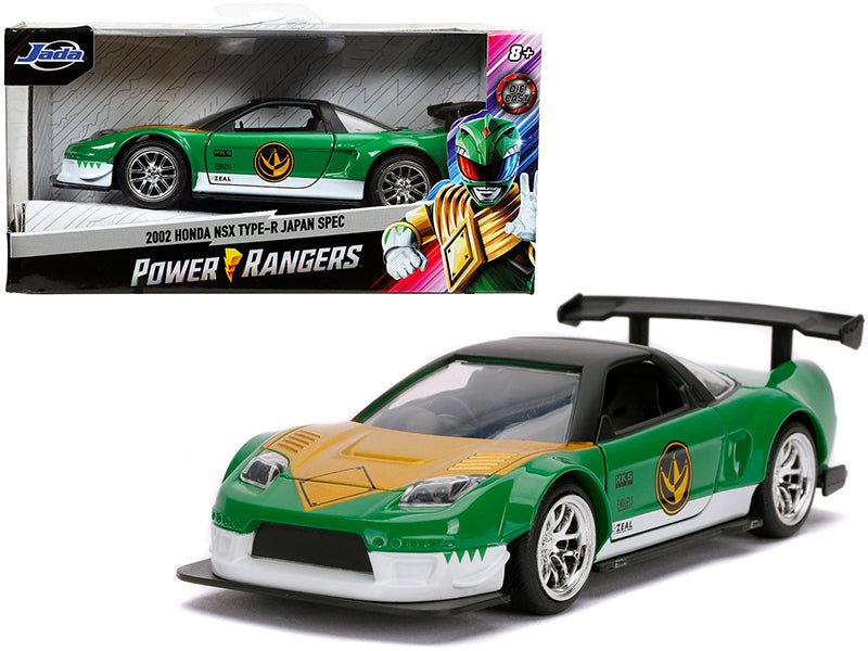Rapid Vehicles 2002 Honda NSX Type-R Japan Spec Green Ranger "Power Rangers" 1/32 Diecast Model...