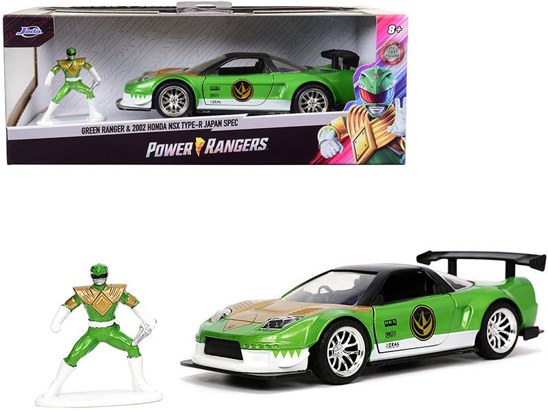 Rapid Vehicles 2002 Honda NSX Type-R Japan Spec RHD (Right Hand Drive) and Green Ranger Diecast...