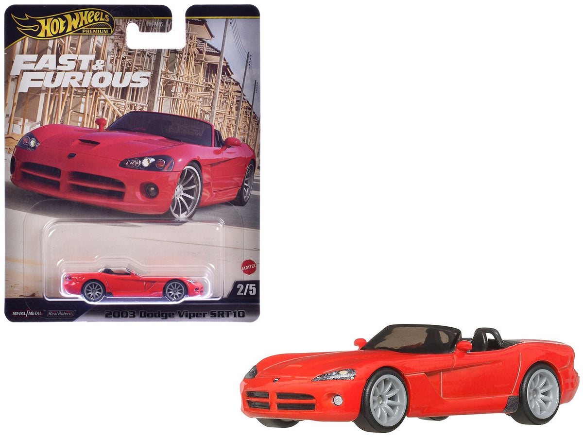 Rapid Vehicles 2003 Dodge Viper SRT10 Red "The Fast and the Furious: Tokyo Drift" (2006) Movie...