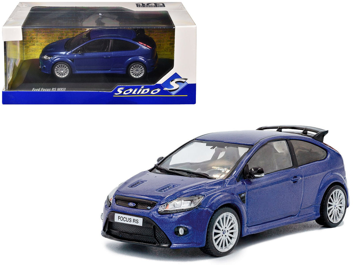 Rapid Vehicles 2010 Ford Focus MKII RS Indianapolis Blue Metallic 1/43 Diecast Model Car by...
