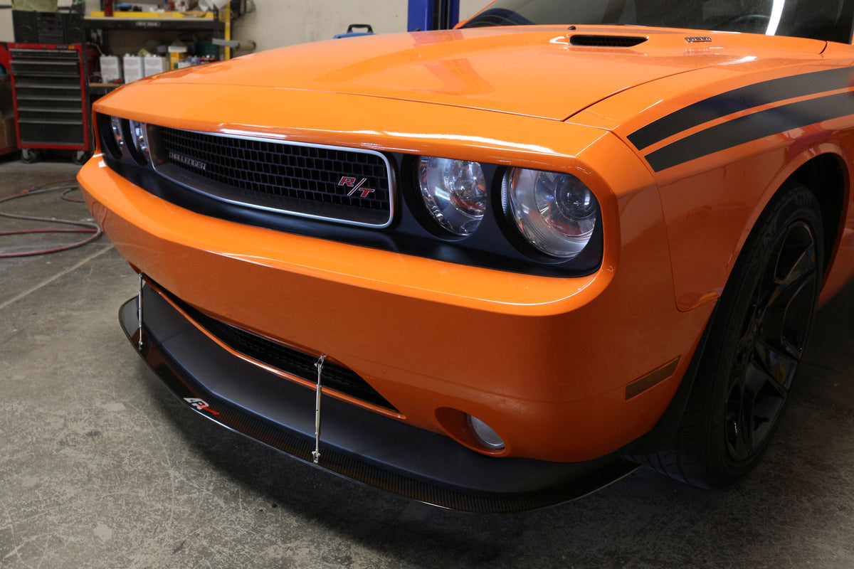 Dodge Challenger RT/ SXT Carbon Fiber Front Wind Splitter 2011 - 2014