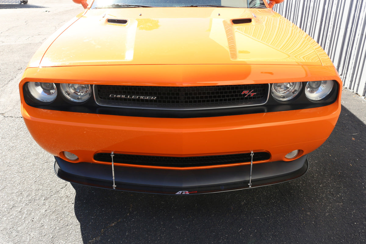 Dodge Challenger RT/ SXT Carbon Fiber Front Wind Splitter 2011 - 2014