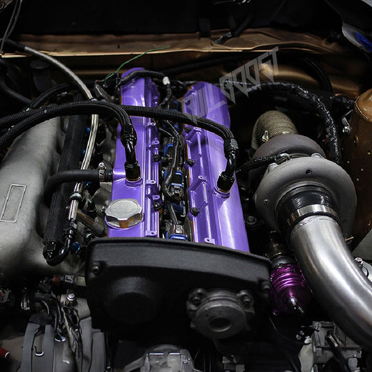 Bull Boost Performance RB20 RB25 RB26 DET T4 Top Mount Turbo Manifold For Nissan GTR 44mm Twin...