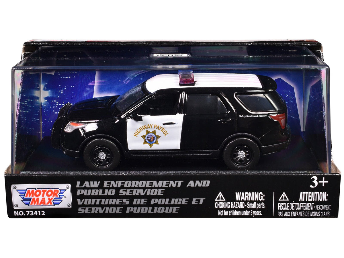 Rapid Vehicles 2015 Ford Police Interceptor Utility "California Highway Patrol" Black and White...