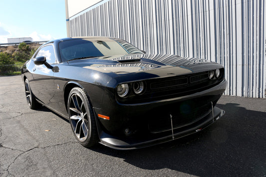 Dodge Challenger Scat Pack/ SRT Carbon Fiber Front Wind Splitter 2015 - 2023