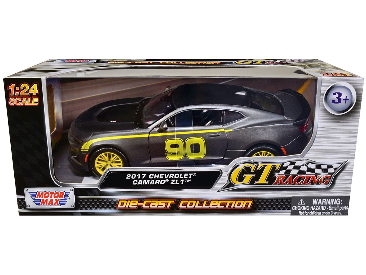 Rapid Vehicles 2017 Chevrolet Camaro ZL1 #90 Matt Gray with Yellow Stripes "GT Racing" Series...