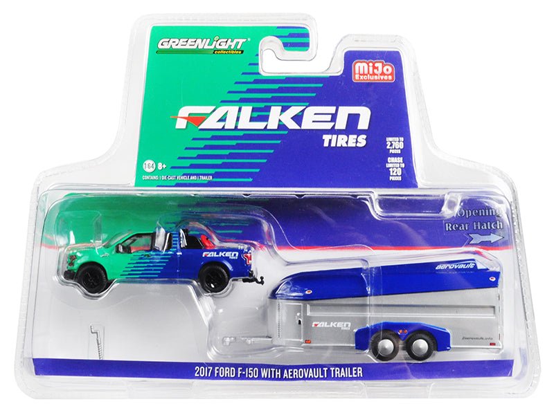 Rapid Vehicles 2017 Ford F-150 Pickup Truck and Aerovault Trailer "Falken Tires" Limited Edition...