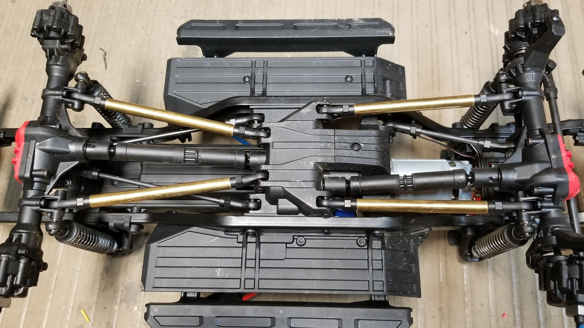 TRX-4 12.3" (313mm) WB High Clearance Rear - Delrin/Chubby Combo