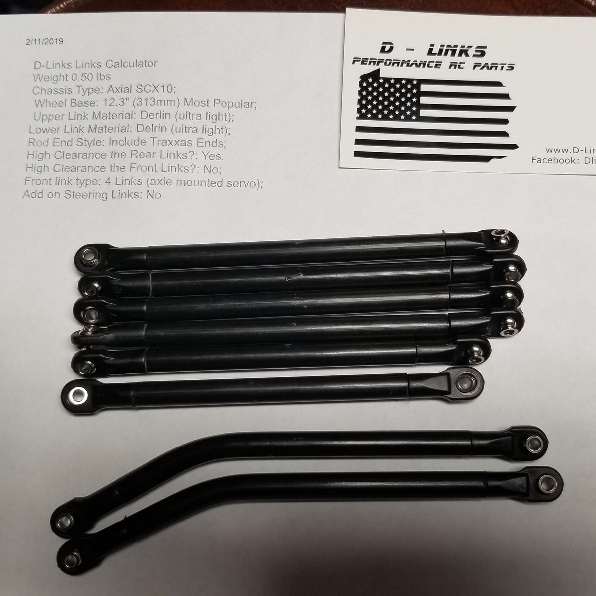 TRX-4 12.3" (313mm) WB High Clearance Rear - Delrin/Chubby Combo