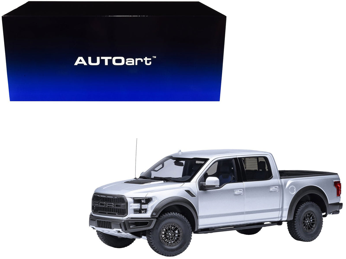 Rapid Vehicles 2019 Ford F-150 Raptor Pickup Truck Ingot Silver 1/18 Model Car by Autoart  free...