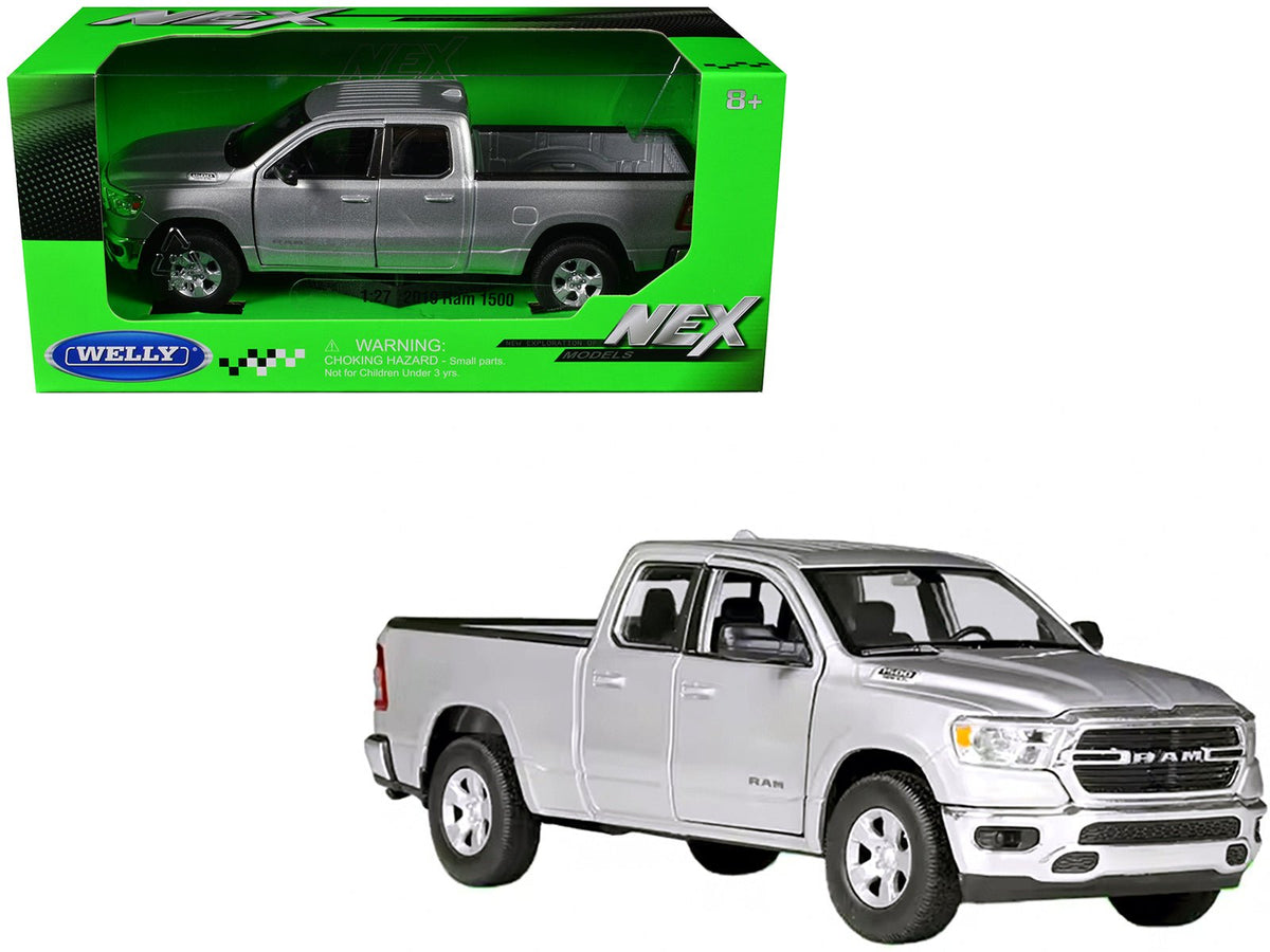 Rapid Vehicles 2019 RAM 1500 Pickup Truck Silver Metallic "NEX Models" Series 1/27 Diecast Model...