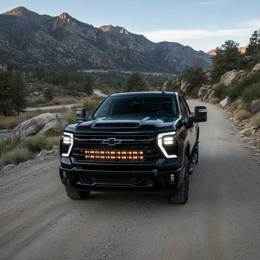 2020+ Chevrolet Silverado 2500/3500HD Dual 40s Light Bars - PRO