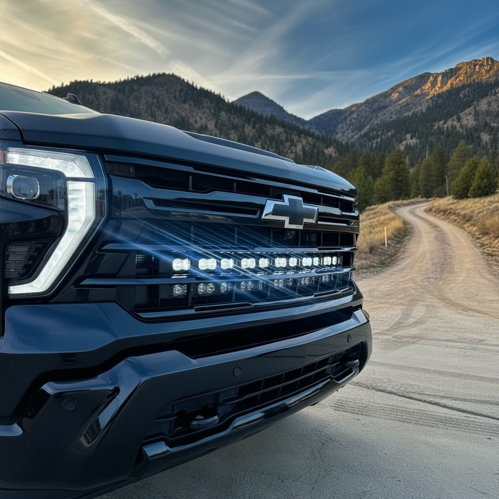 2020+ Chevrolet Silverado 2500/3500HD Dual 40s Light Bars - PRO