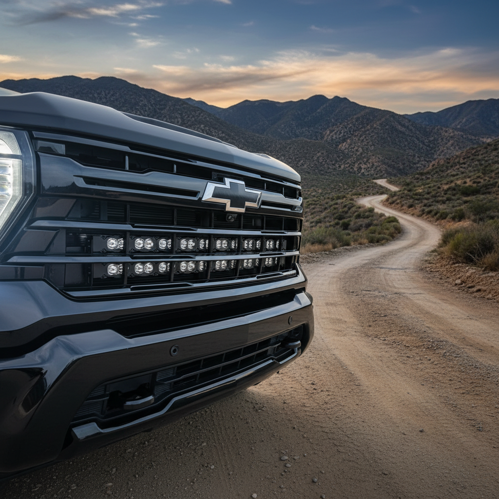2020+ Chevrolet Silverado 2500/3500HD Dual 40s Light Bars - PRO