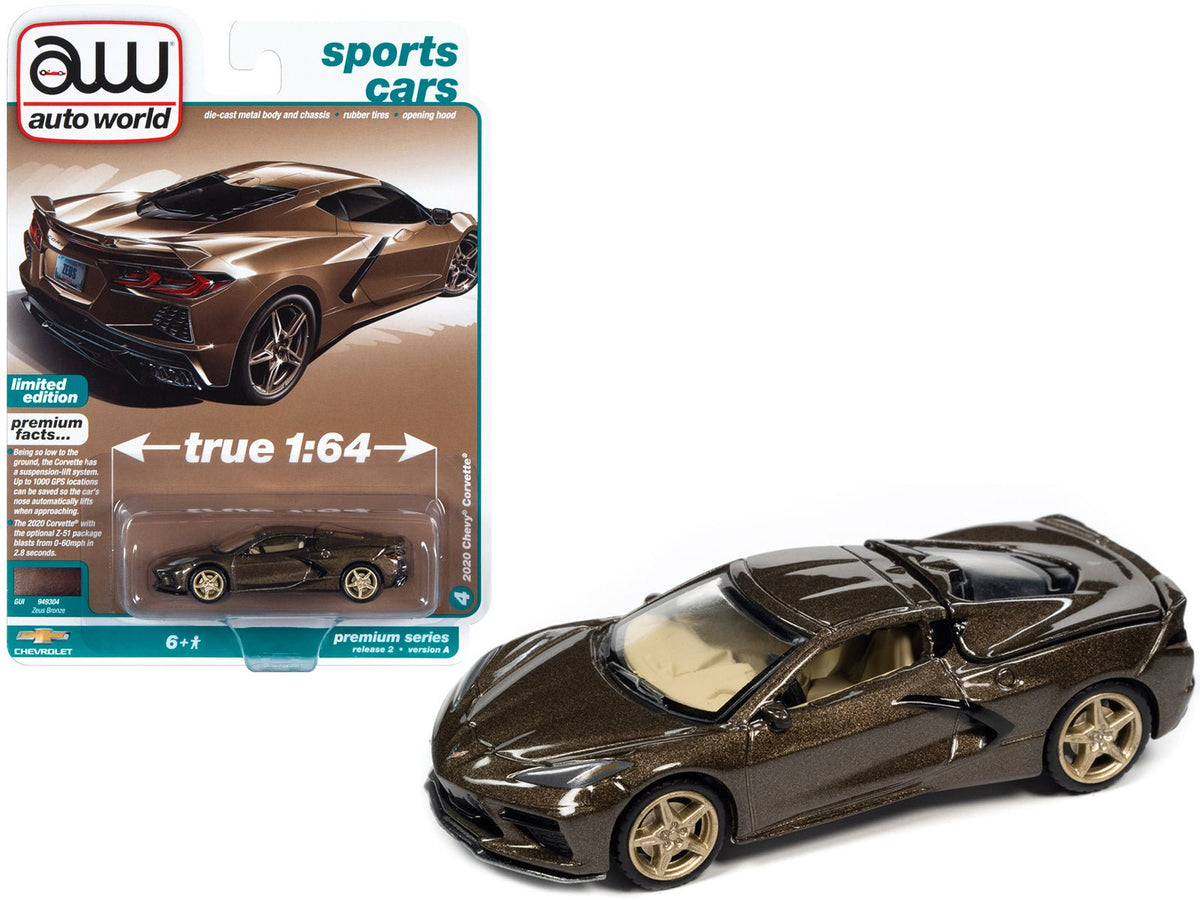 Rapid Vehicles 2020 Chevrolet Corvette Zeus Bronze Metallic "Sports Cars" Limited Edition 1/64...