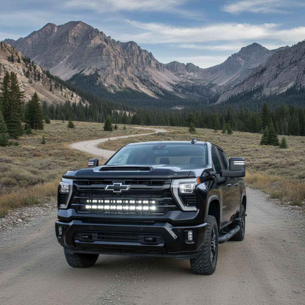 2020+ Chevrolet Silverado 2500/3500HD Dual 40s Light Bars - PRO