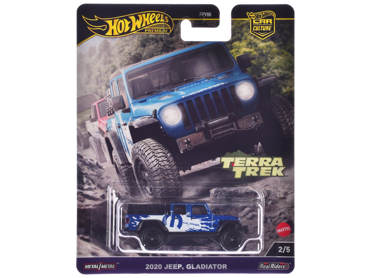 Rapid Vehicles 2020 Jeep Gladiator Pickup Truck Blue Metallic "MOPAR" "Terra Trek" Series Diecast...