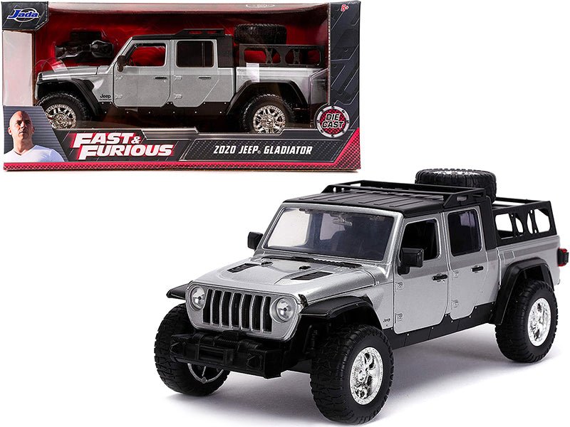 Rapid Vehicles 2020 Jeep Gladiator Pickup Truck Silver with Black Top "Fast & Furious" Series...