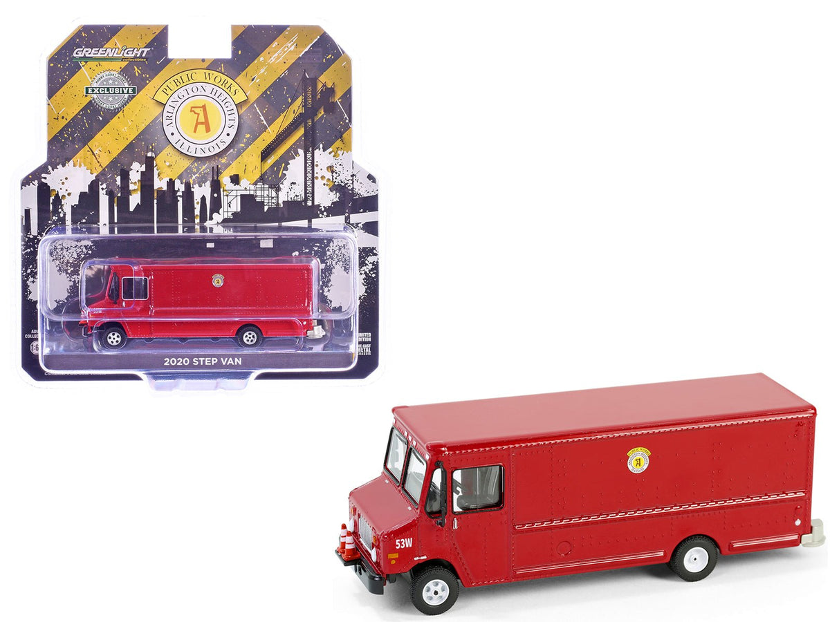 Rapid Vehicles 2020 Step Van with Traffic Cone Mounts "Village of Arlington Heights Public Works"...