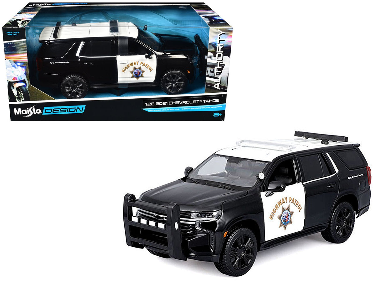 Rapid Vehicles 2021 Chevrolet Tahoe "California Highway Patrol" Black and White "Authority"...
