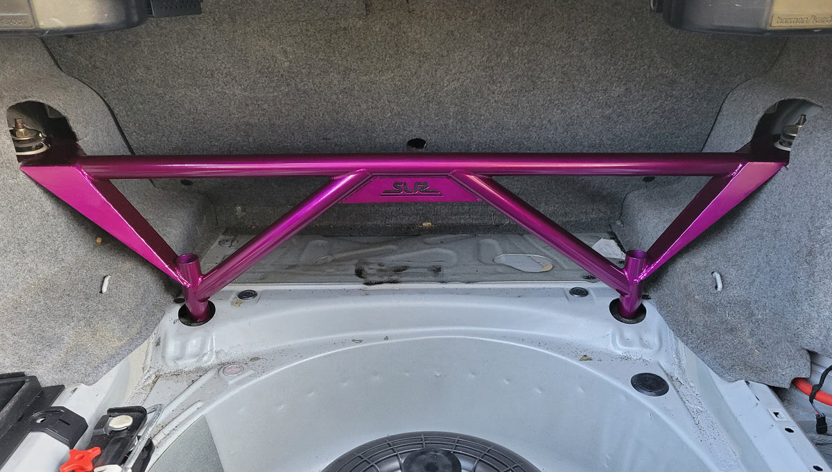 SLRspeed E36 BMW Rear Floor Subframe to Shock Tower Brace - View 3