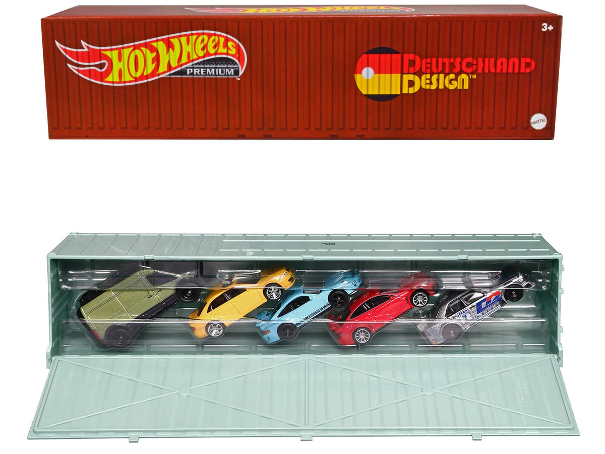 Rapid Vehicles 2022 "Deutschland Design" 5 piece Set with Container "Car Culture" Series Diecast...