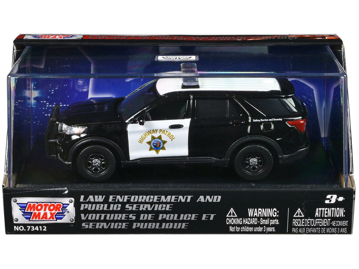 Rapid Vehicles 2022 Ford Police Interceptor Utility "California Highway Patrol" Black and White...