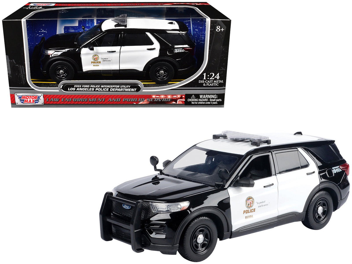 Rapid Vehicles 2022 Ford Police Interceptor Utility "Los Angeles Police Department" Black and...