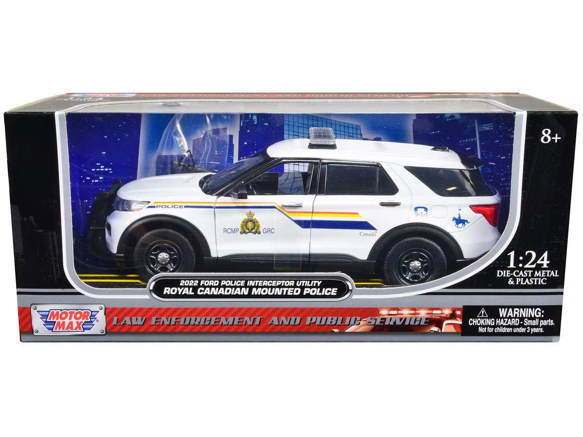 Rapid Vehicles 2022 Ford Police Interceptor Utility "RCMP (Royal Canadian Mounted Police)" White...