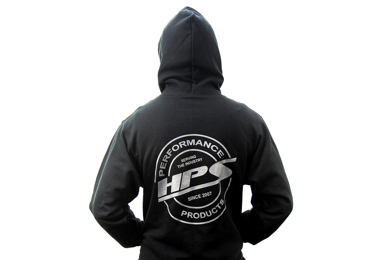 HPS Performance Products 2022 Round Logo Zip-Up Hoodie, Black
