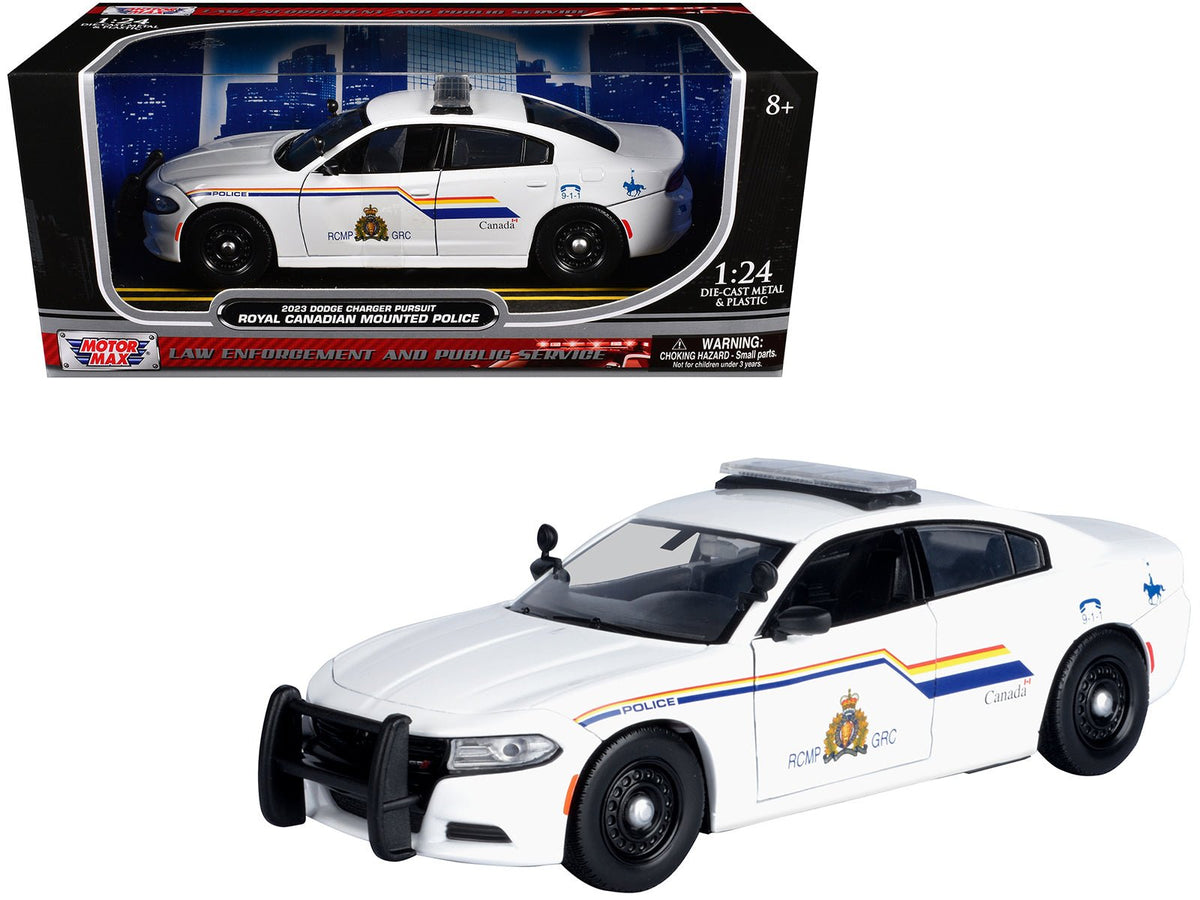 Rapid Vehicles 2023 Dodge Charger Pursuit Police Car "RCMP (Royal Canadian Mounted Police)" White...