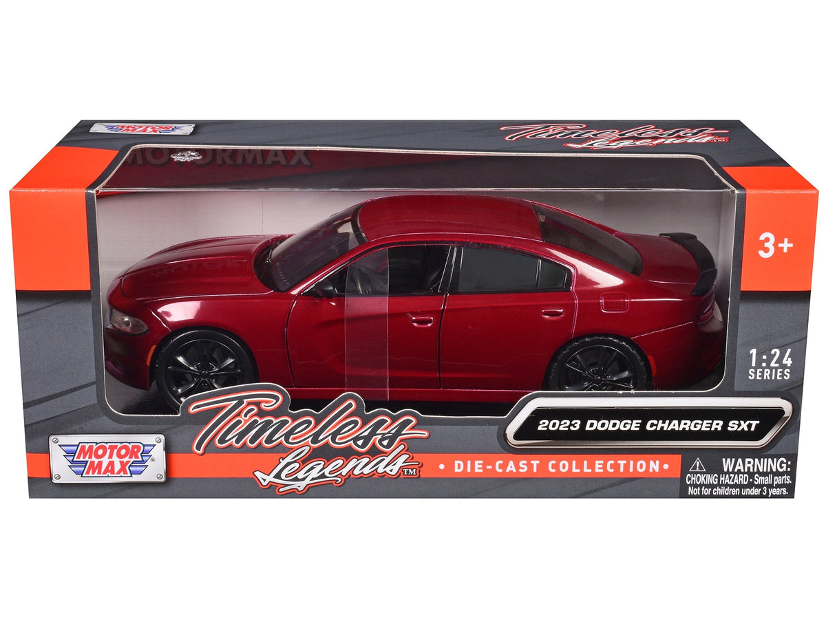 Rapid Vehicles 2023 Dodge Charger SXT Red Metallic "Timeless Legends" Series 1/24 Diecast Model...