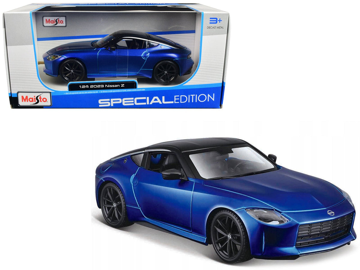 Rapid Vehicles 2023 Nissan Z Blue Metallic with Black Top "Special Edition" Series 1/24 Diecast...