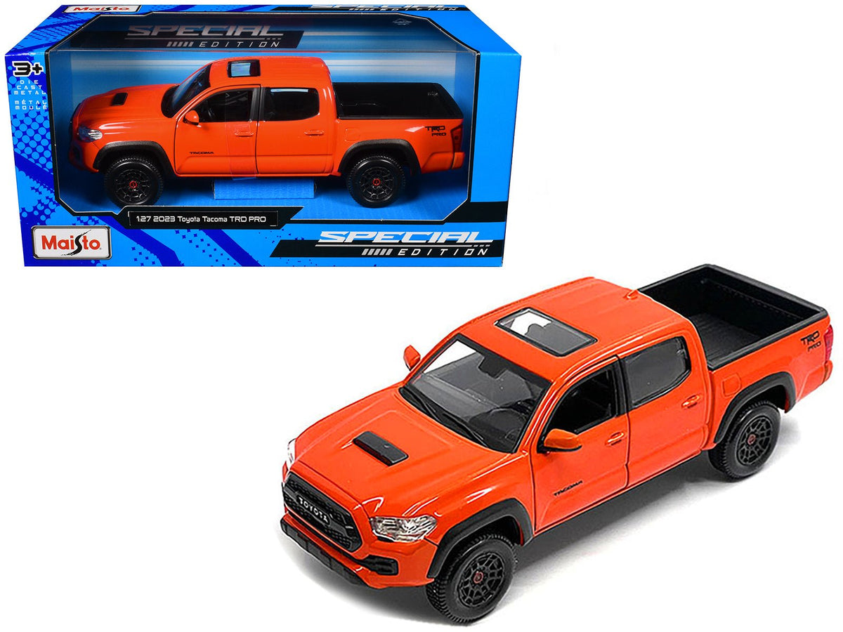 Rapid Vehicles 2023 Toyota Tacoma TRD PRO Pickup Truck Solar Octane Orange with Sunroof "Special...