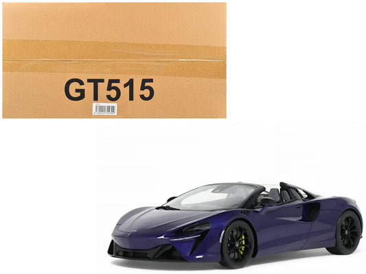 Rapid Vehicles 2024 McLaren Artura Spider Lantana Purple Metallic 1/18 Model Car by GT Spirit ...