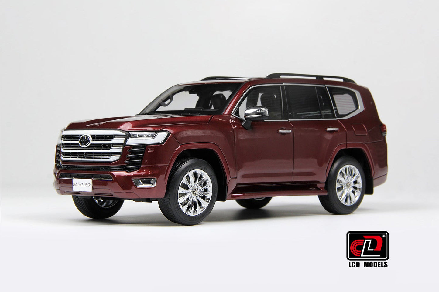LCD Toyota Land Cruiser 300-ZX Dark Red 1:18