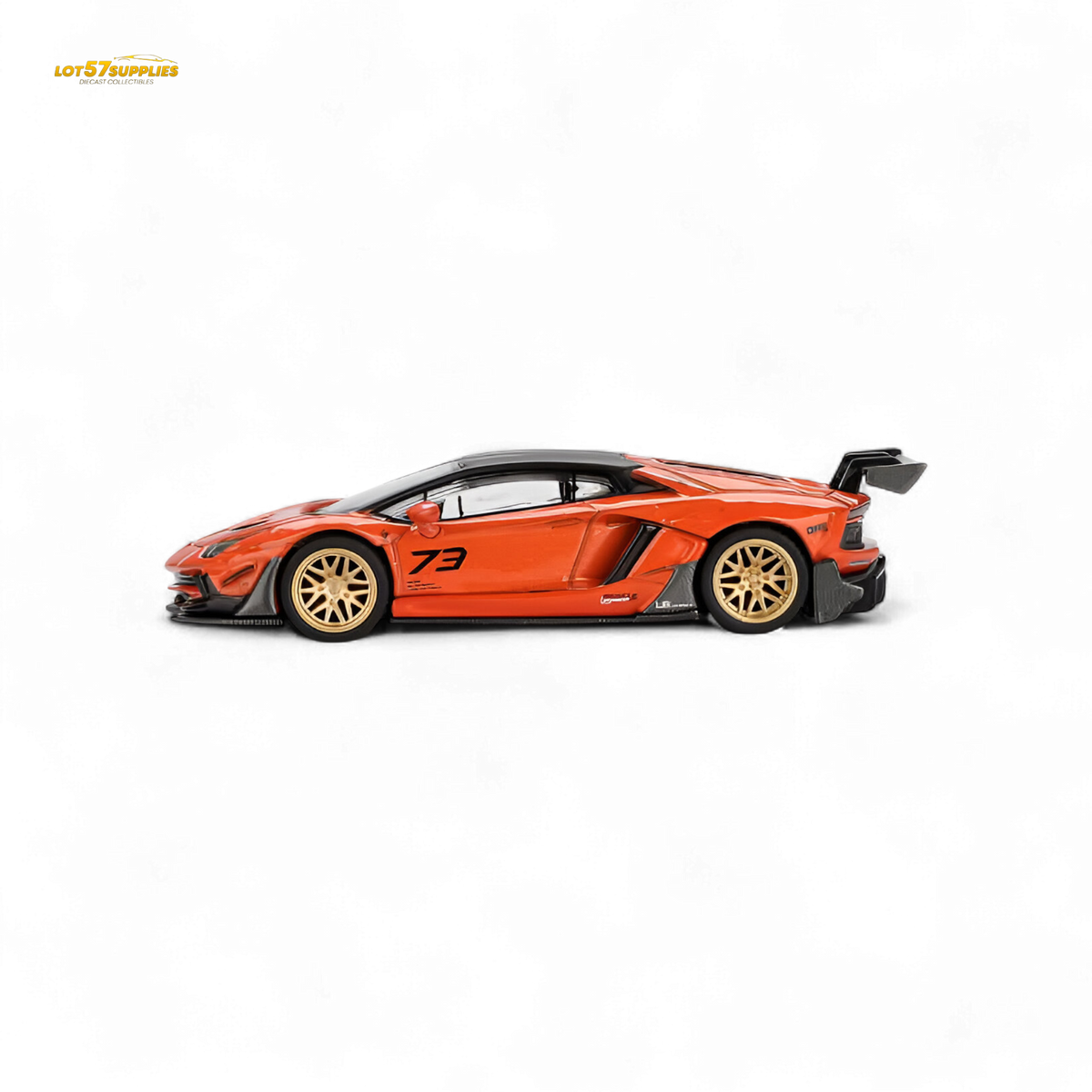Mini GT Lamborghini Aventador Orange 1:64