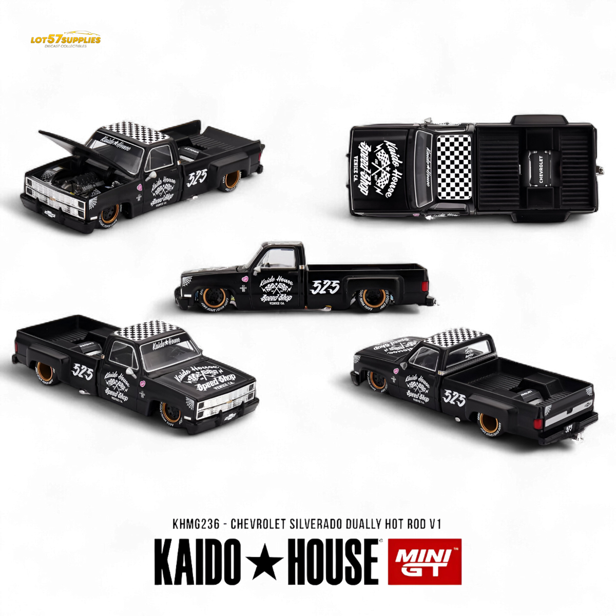 KAIDO Chevrolet Silverado Dually Hot Rod V1 1:64