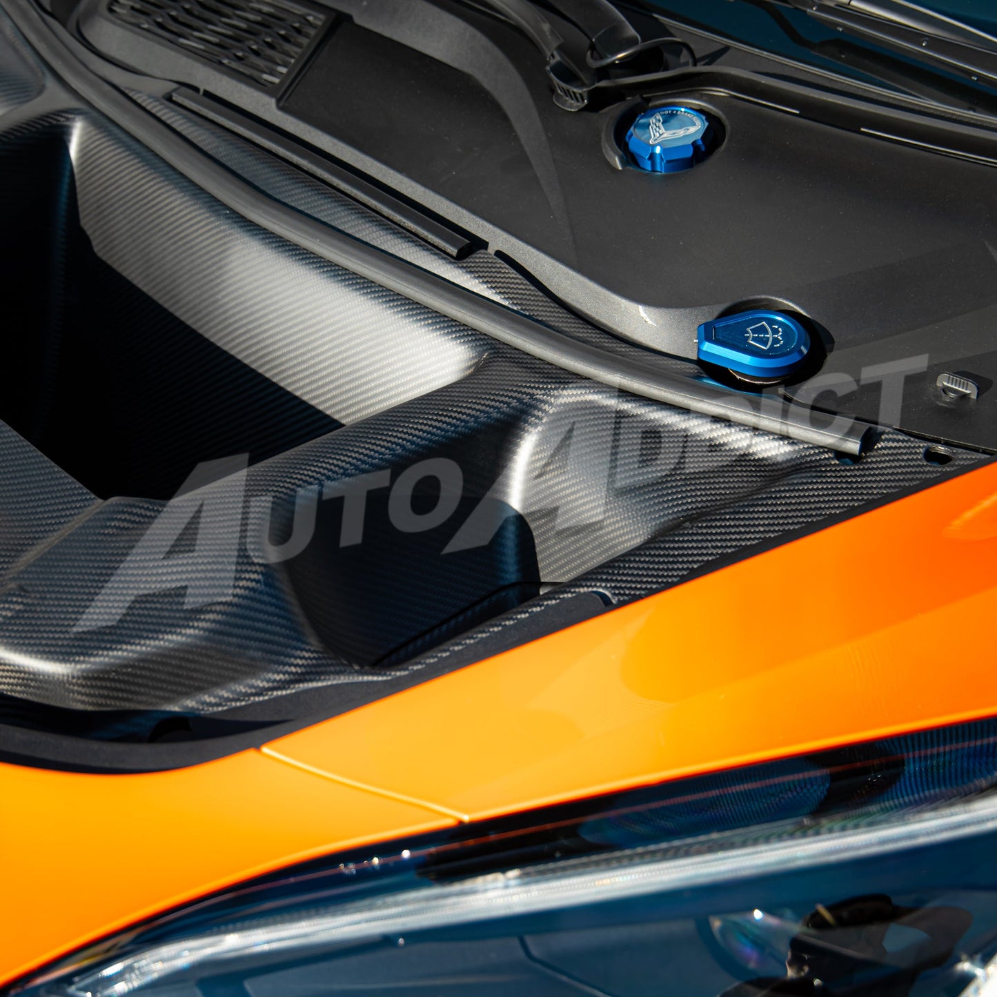 2025-2026 C8 ZR1 ZR1X ZTK Hood Air Extractor Dry Carbon Fiber OEM Fitment
