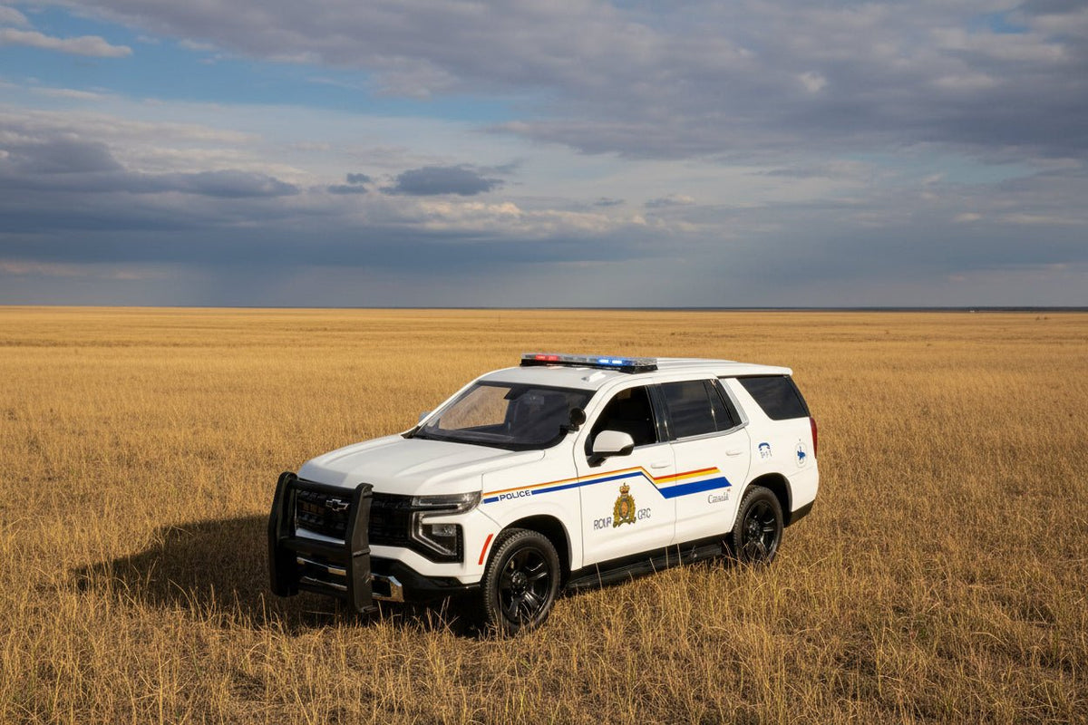 Rapid Vehicles 2025 Chevrolet Tahoe PPV with Light Bar "RCMP Royal Canadian Mounted Police" White...
