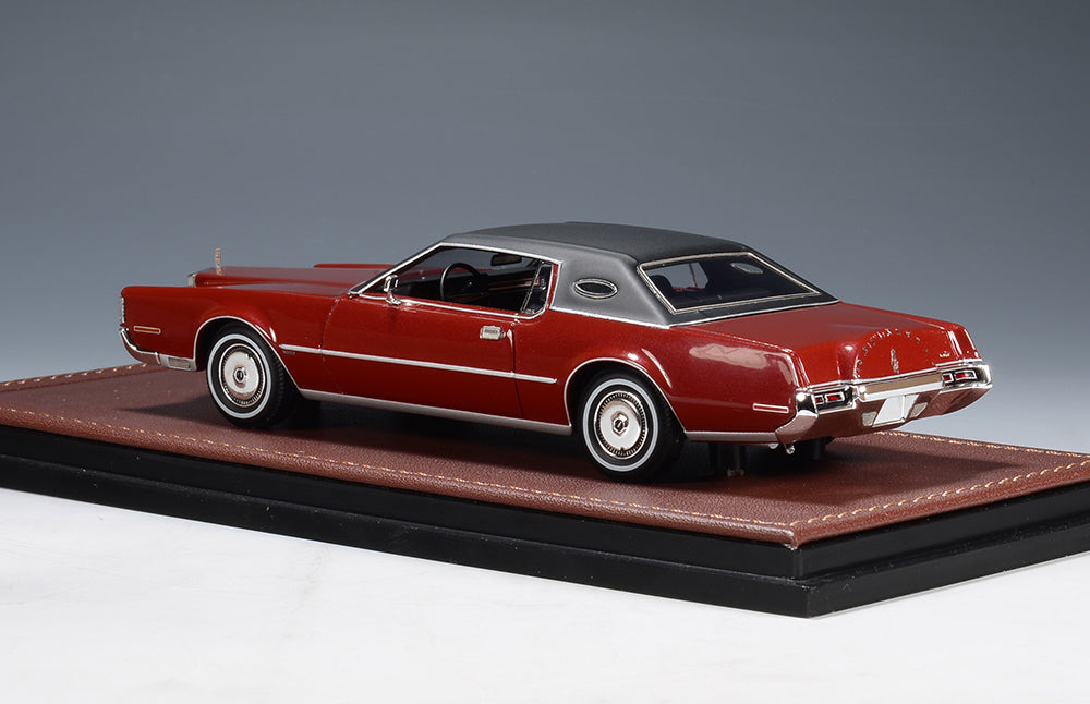 GLM Models 1972 Lincoln Continental Mark IV Red Moondust Poly 1:43
