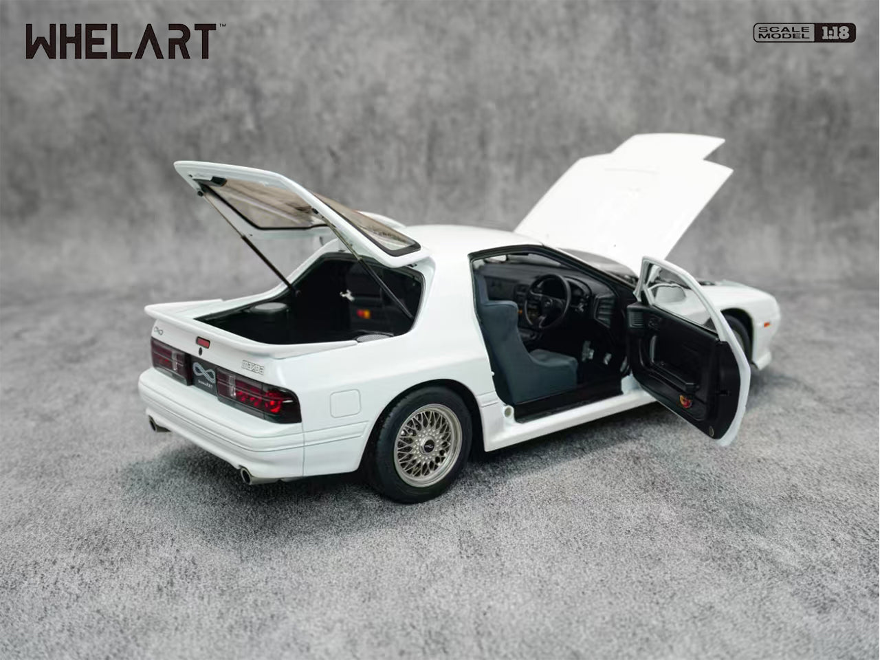 Whelart 1985-1992 Mazda Savanna RX-7 (FC3S) Infini White 1:18