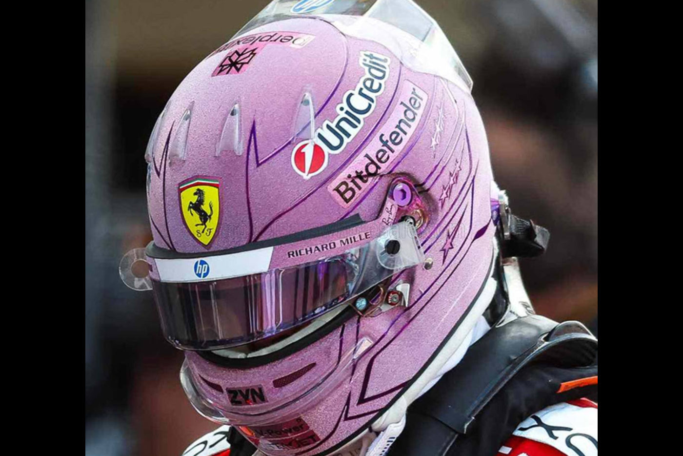 Looksmart Ferrari F1 SF-26 #44 Lewis Hamilton Helmet Monaco GP 2026 1:5